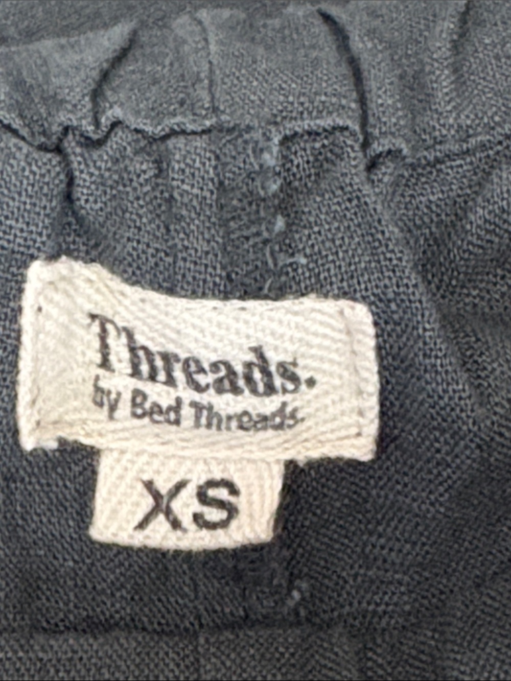Threads by Bed Threads washed linen lounge pants washed graphite Size XS NWOT - Picture 4 of 6